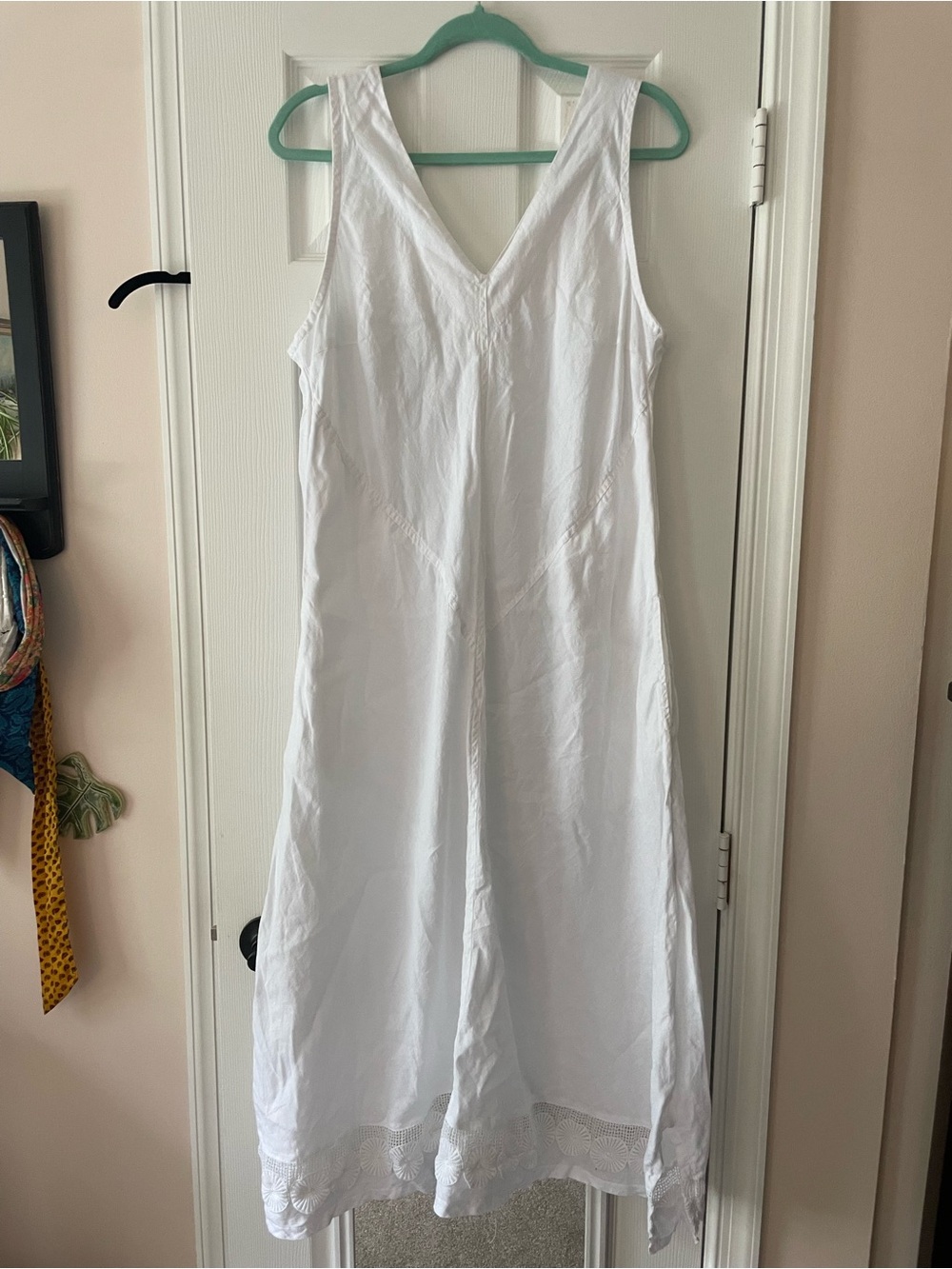 Classic White linen Dress